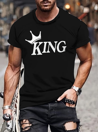 Men's Oversized Printed T-shirt, Casual Short Sleeved Round Neck T-shirt, Summer Outdoor Men's Clothing Apparel/Shirt/Graphic Shirt SNULLO https://www.cyberehub.com