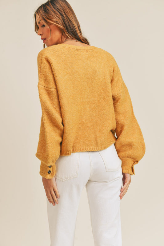 MABLE Long Sleeve Button Down Sweater Cardigan Shirt Apparel Clothing Tops MABLE Ship from USA Shirts USA Women Trendsi https://www.cyberehub.com