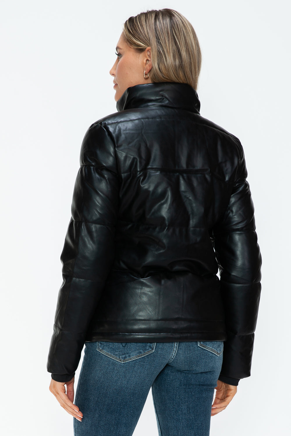 YMI Pocketed Zip Up Turtleneck Puffer Jacket Tops/Jackets/Sweaters Clothing Tops Ship from USA TikTok Trendsi USPS Walmart YMI outerwear Trendsi https://www.cyberehub.com