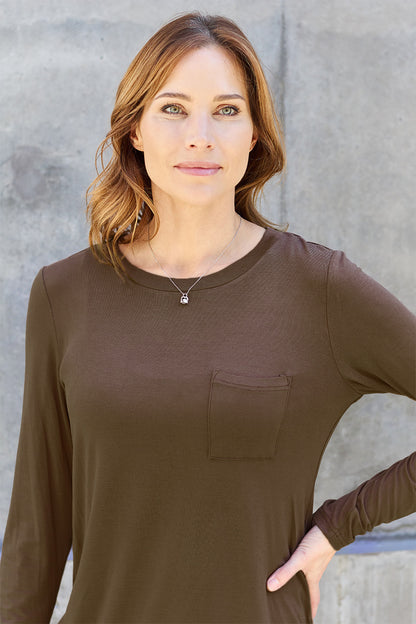 Basic Bae Full Size Round Neck Long Sleeve Top Apparel/Tops Basic Bae Ship from USA TikTok Tops Trendsi USPS Walmart Walmart Apparel Trendsi https://www.cyberehub.com