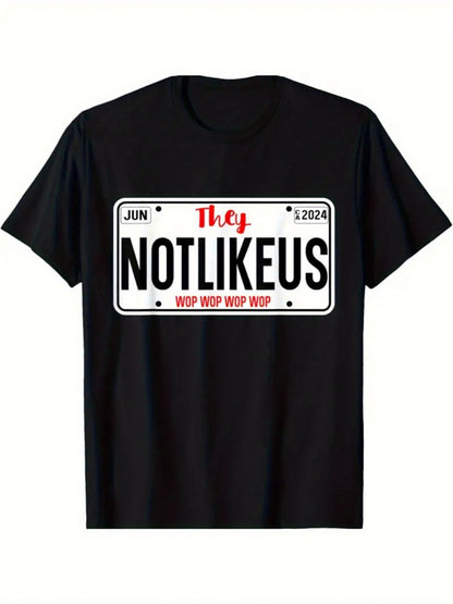 Extra Large Men's Letter Pattern Printed T-shirt - Soft Round Neck, Comfortable Fit, Slightly Elastic Knitted Fabric, Suitable For Casual Summer T-shirt Apparel/Shirt/Graphic Shirt SNULLO https://www.cyberehub.com