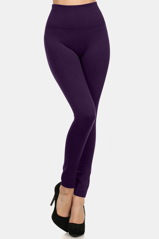 Yelete Seamless High Waist Fleece Leggings Purple One Size-Regular Apparel Apparel Ship from USA TikTok Trendsi Yelete Trendsi https://www.cyberehub.com
