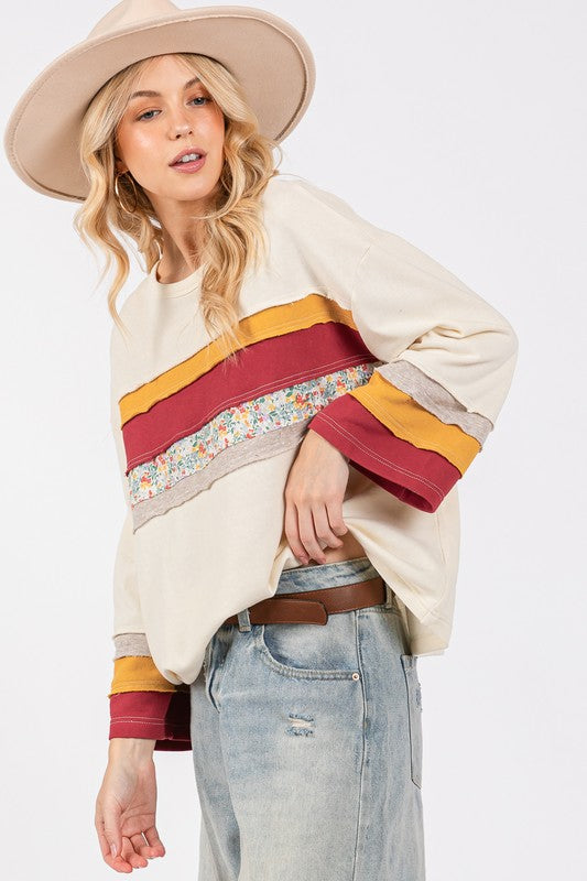 SAGE + FIG French Terry Color Block T-Shirt Apparel Apparel SAGE+FIG Ship from USA TikTok Trendsi Trendsi https://www.cyberehub.com