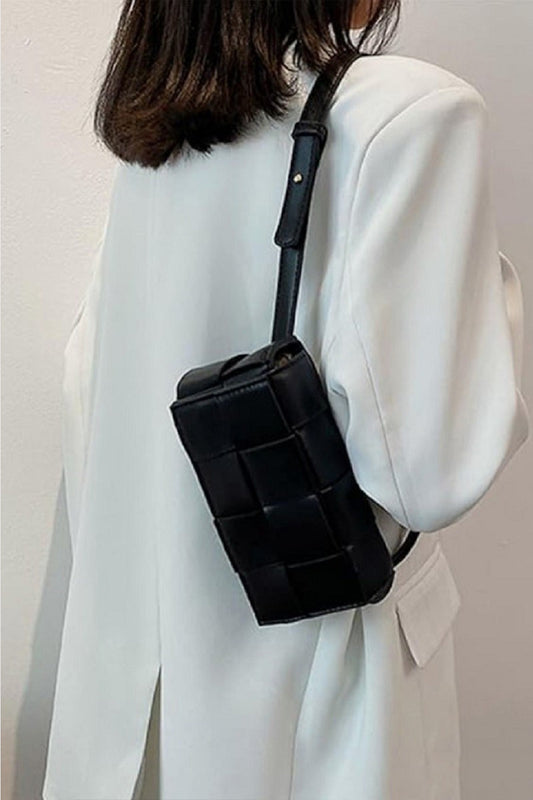 Zenana Vegan Leather Woven Crossbody Bag Ship from USA TikTok USA Zenana Trendsi https://www.cyberehub.com