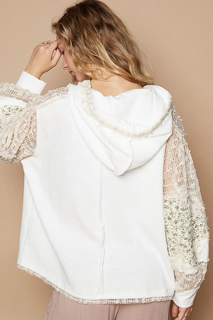 POL Star Patch Lace Contrast Long Sleeve Hooded Top Apparel/Tops POL Ship from USA TikTok Tops Trendsi USPS Walmart Walmart Apparel Trendsi https://www.cyberehub.com
