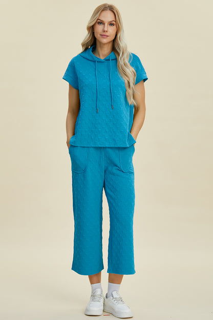 Double Take Full Size Texture Drawstring Short Sleeve Hoodie and Pocketed Pants Set Cerulean Tops/Jackets/Sweaters Clothing Tops Double Take Ship from USA TikTok Trendsi USPS Walmart Trendsi https://www.cyberehub.com