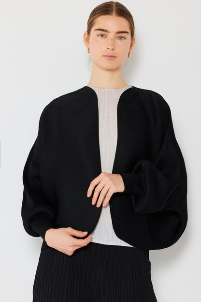 Marina West Swim Rib Pleated Puff Sleeve Bolero Cardigan Shirt Apparel Clothing Tops Marina West Swim Ship from USA Shirts USA Women Trendsi https://www.cyberehub.com