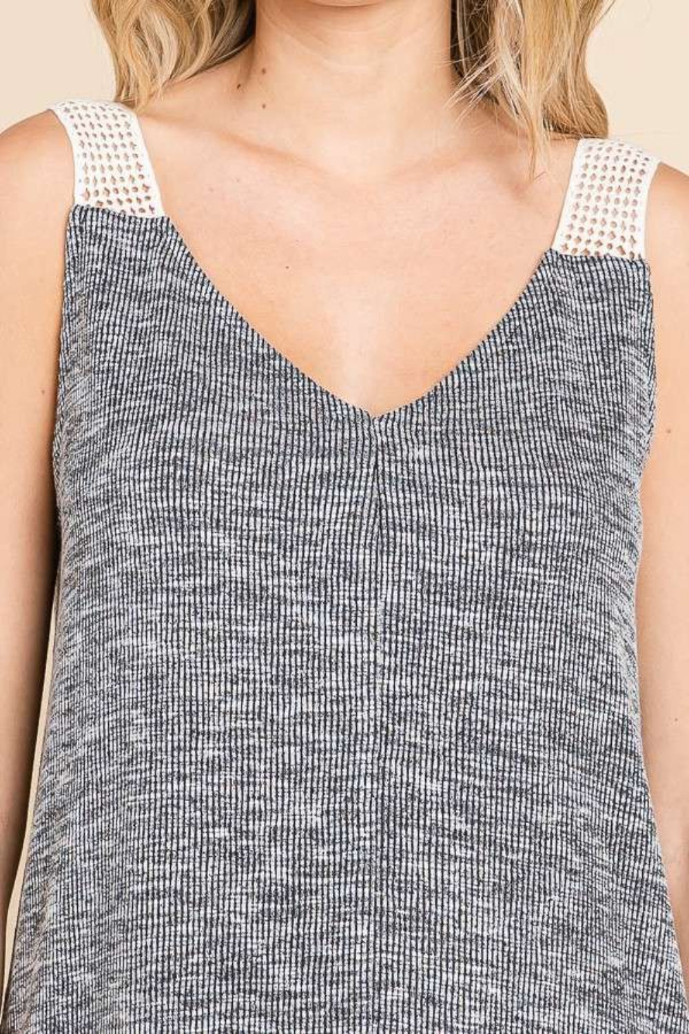 Culture Code Contrast Eyelet Strap Slit Ribbed Tank Apparel/Tops Culture Code Ship from USA TikTok Tops Trendsi USPS Walmart Walmart Apparel Trendsi https://www.cyberehub.com