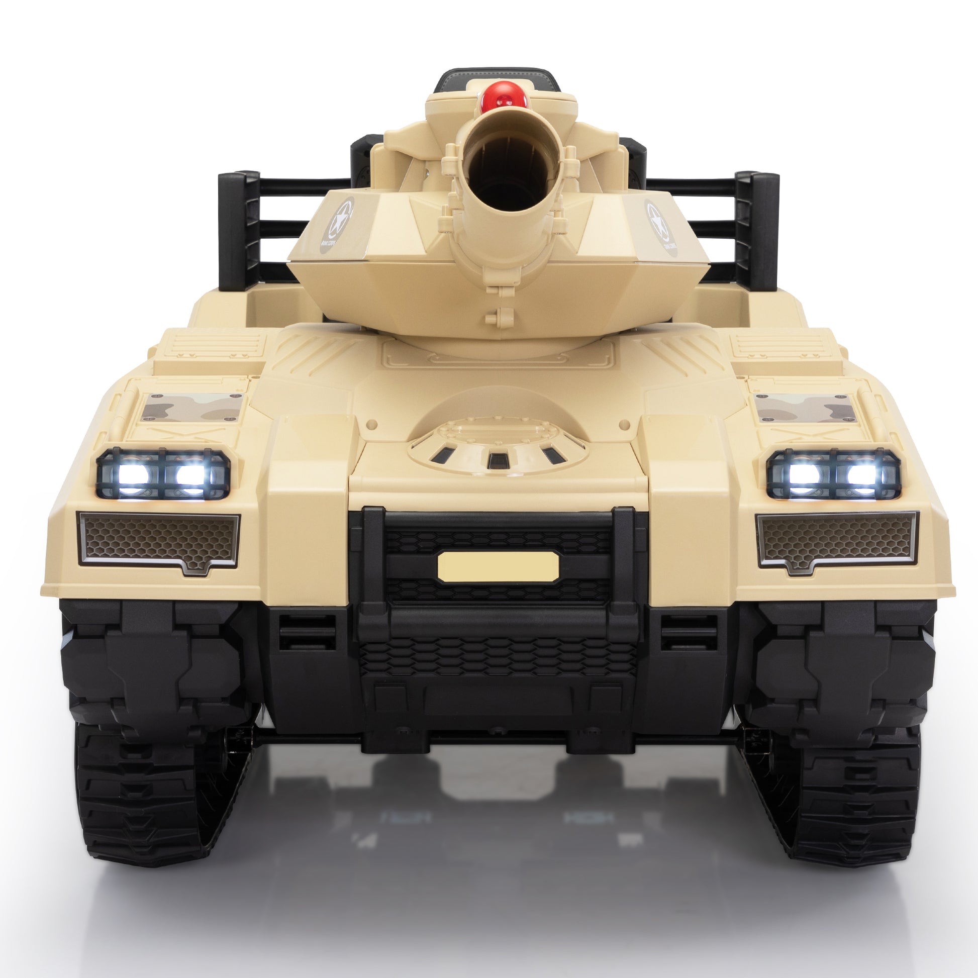 Ride On Tank 24V Thunder Tank Car with Fighting Cannon and Rotating Turret, Remote Control, Lights, Music, Military Battery Powered Truck Toy Gift for Boys Girls, 3-8 Years Old, Desert Yellow Car Giga GNJ Toys Walmart Giga https://www.cyberehub.com
