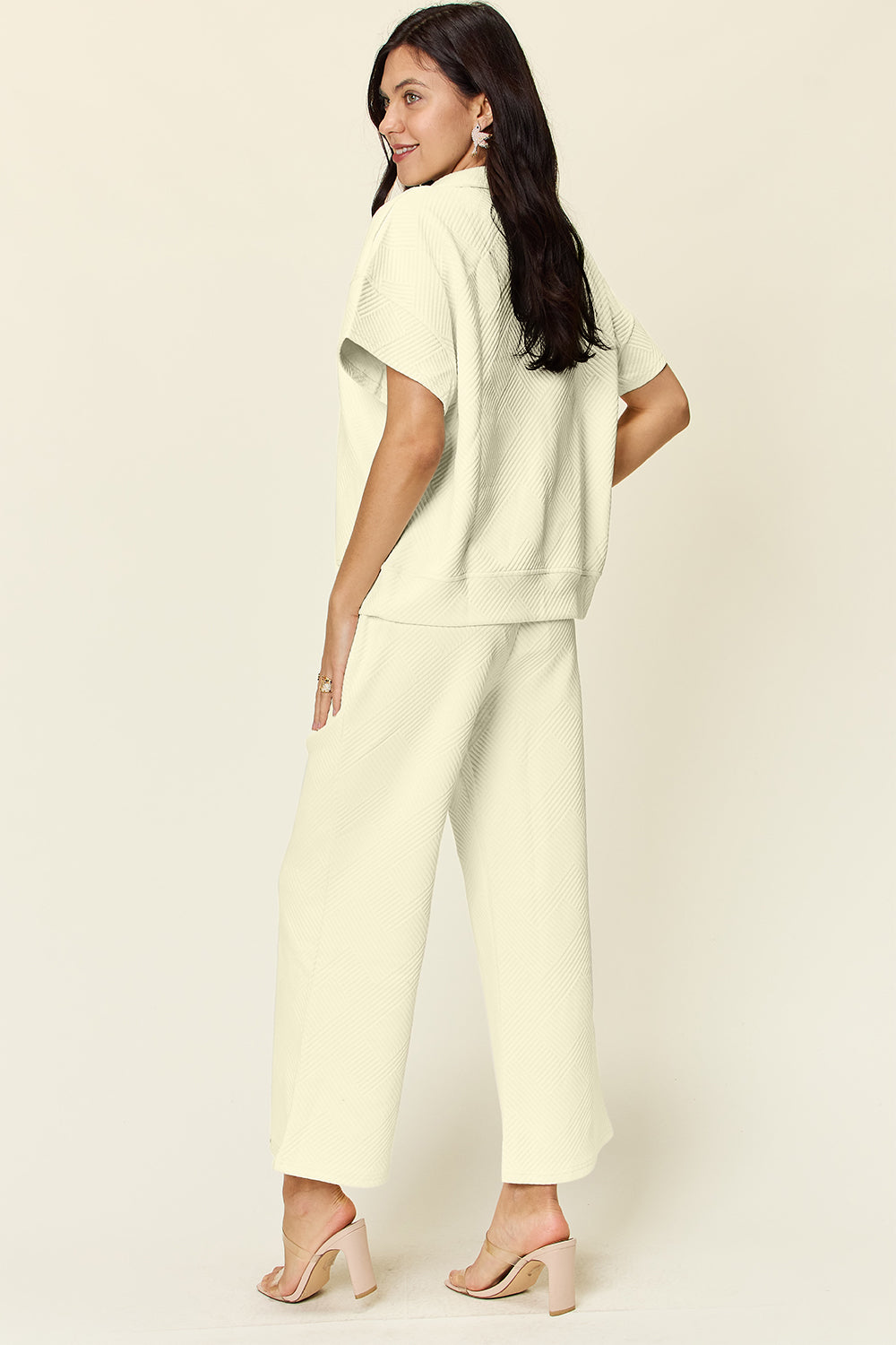 Double Take Full Size Texture Half Zip Short Sleeve Top and Pants Set Apparel/Tops Double Take Ship from USA TikTok Tops Trendsi USPS Walmart Walmart Apparel Trendsi https://www.cyberehub.com
