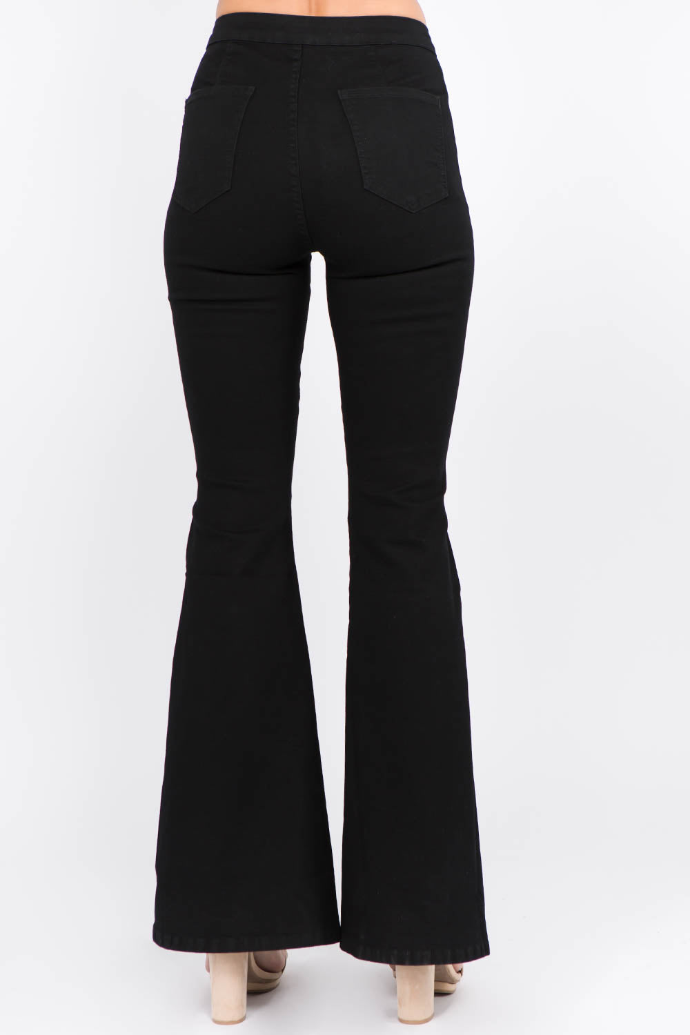 American Bazi Side Slit Flare Jeans Bottoms American Bazi Bottoms Clothing Ship from USA Women Trendsi https://www.cyberehub.com