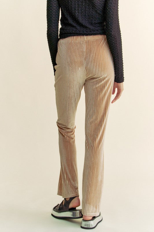 Davi & Dani Elastic Waist Knit Flare Pants Apparel Apparel Davi & Dani Ship from USA TikTok Trendsi Trendsi https://www.cyberehub.com