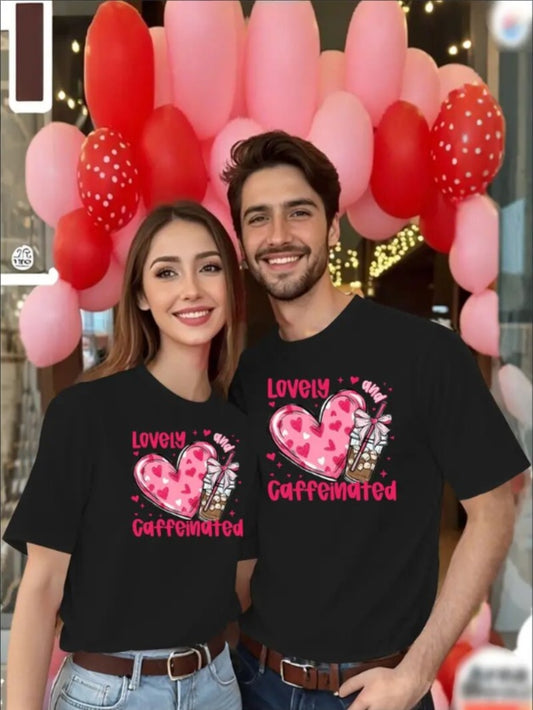 Love Valentine'S Day T-Shirt, Couple T-Shirt, Couple Christmas, Fashion Casual T-Shirt, Short-Sleeved T-Shirt Apparel/Shirt/Graphic Shirt SNULLO https://www.cyberehub.com