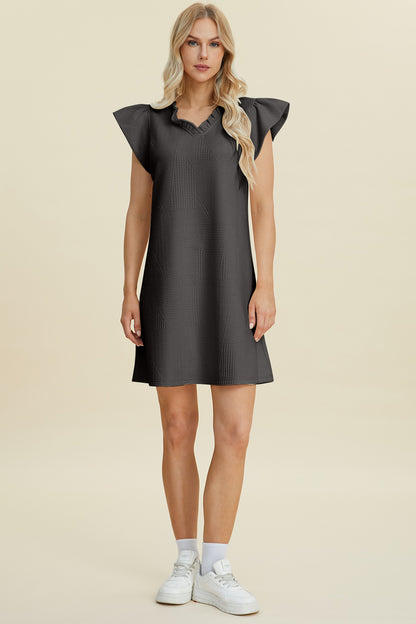 Double Take Full Size Ruffled V-Neck Cap Sleeve Dress Apparel/Dress Double Take Dress Ship from USA TikTok Trendsi USPS Walmart Walmart Apparel Trendsi https://www.cyberehub.com