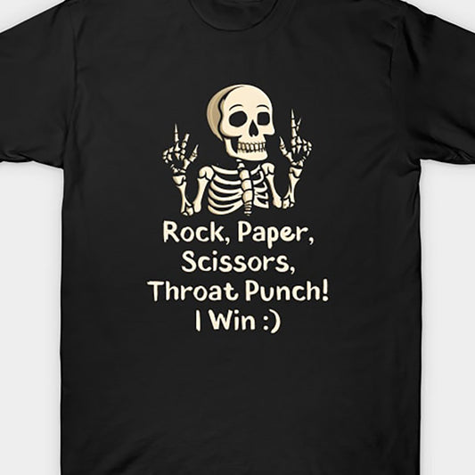 Throat Punched T-shirt, Novelty Clothing, Short Sleeves, Daily Wear And Vacation Style Shirts Apparel/Shirt/Graphic Shirt SNULLO https://www.cyberehub.com
