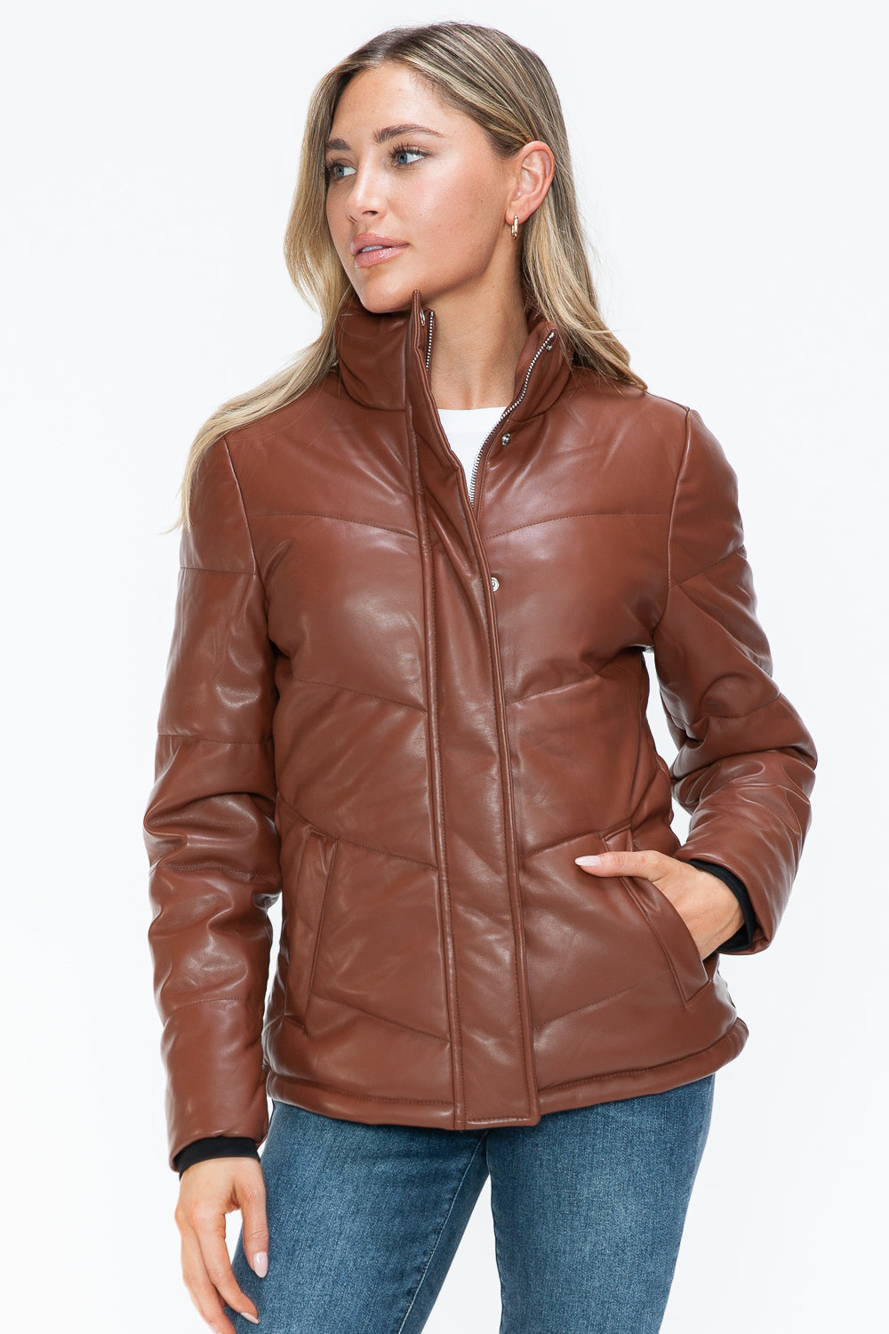 Snobbish Pocketed Zip Up Turtleneck Puffer Jacket Tops/Jackets/Sweaters Clothing Tops Ship from USA Snobbish TikTok Trendsi USPS Walmart Trendsi https://www.cyberehub.com