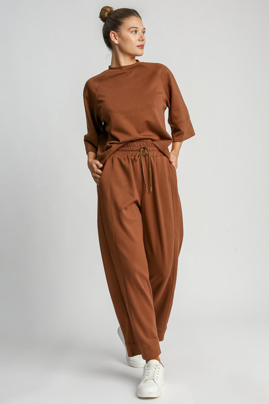 Umgee Full Size Drawstring Wide Leg Pants with Pockets Apparel Apparel Ship from USA TikTok Trendsi Umgee USA Trendsi https://www.cyberehub.com