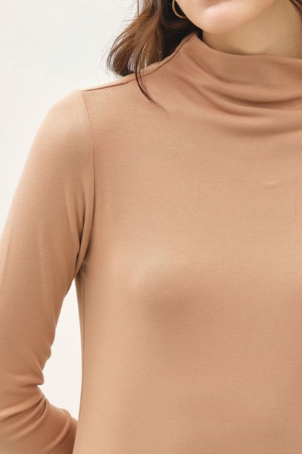 Be Cool Mock Neck Long Sleeve T-Shirt Apparel/Tops BE COOL Ship from USA TikTok Tops Trendsi USPS Walmart Walmart Apparel Trendsi https://www.cyberehub.com