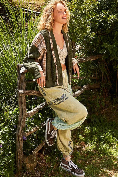 POL Cable-Knit Plaid V-Neck Button Up Cardigan Apparel Apparel POL Ship from USA TikTok Trendsi Trendsi https://www.cyberehub.com
