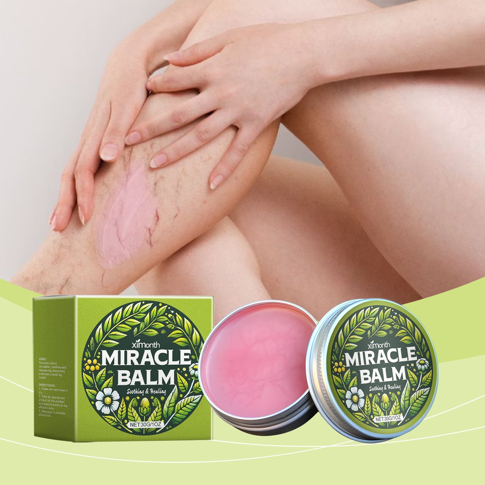 Ximonth Leg Balm Gentle Care, Relieves Leg Discomfort, Massages Daily Topical Balm Health & Beauty Health & Beauty Under 10 UniversalMaax https://www.cyberehub.com