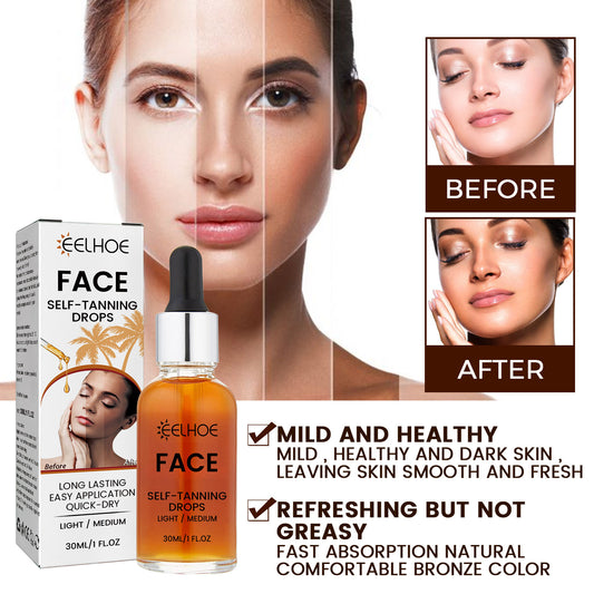 EELHOE Facial Tanning Essence For Achieving A Natural And Stylish Wheat Color Or Bronzed Skin Tone, Providing Hydration And Enhancing The Beauty Of The Skin Without The Need For Sunbathing Health Beauty CJ USa USPS Muqe https://www.cyberehub.com