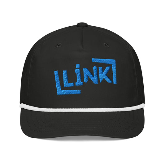 Link - Golf Rope Cap - Printed - Embroidery Black White POD Beanie Featured Hat Link Pod Printful EHub Direct Printful https://www.cyberehub.com