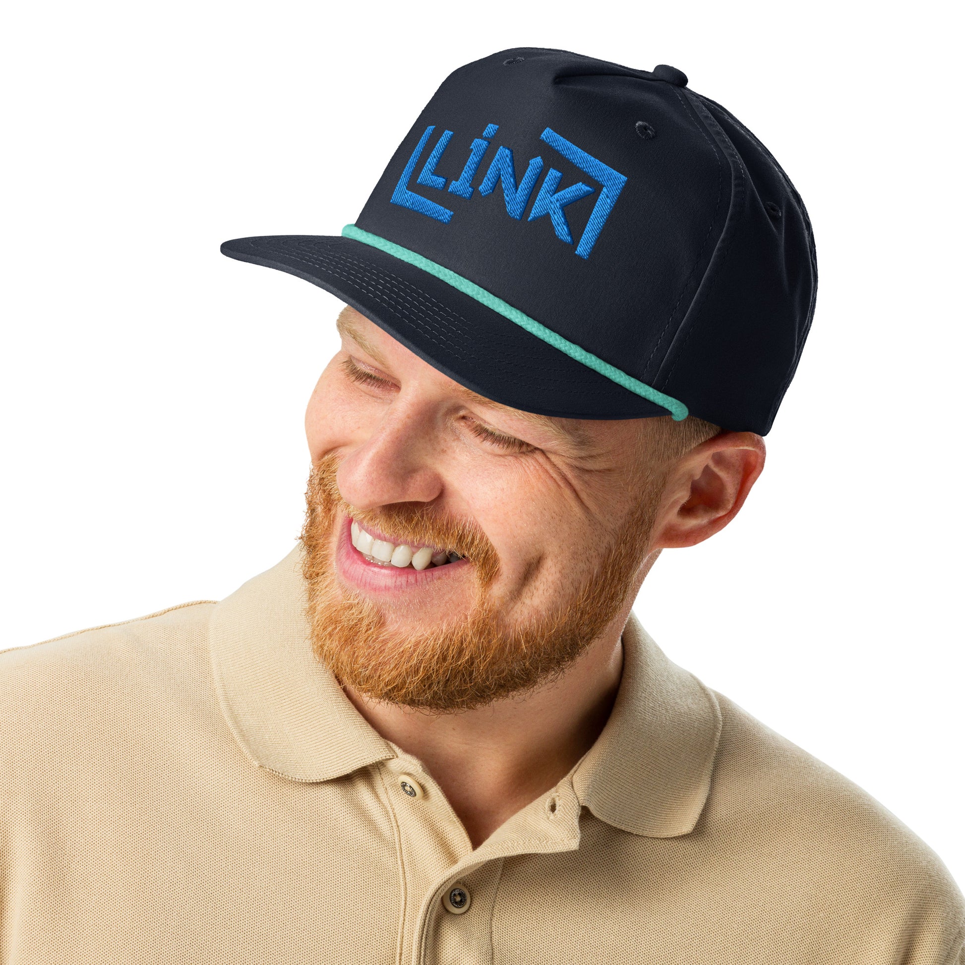 Link - Golf Rope Cap - Printed - Embroidery POD Beanie Featured Hat Link Pod Printful EHub Direct Printful https://www.cyberehub.com