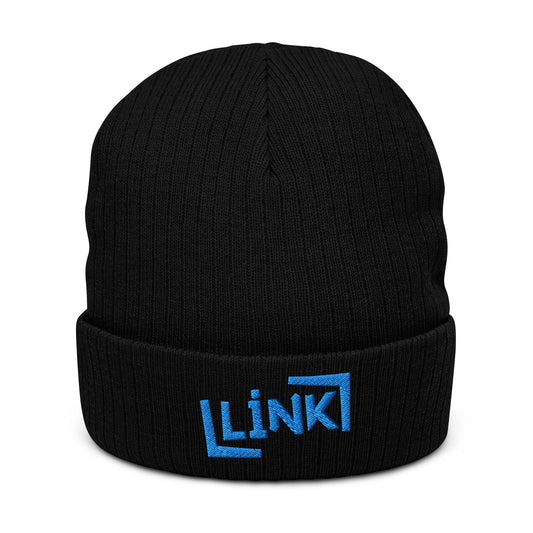 Link - Ribbed Knit Beanie - Printed, Embroidery Black POD Beanie Featured Hat Link Pod Printful EHub Direct Printful https://www.cyberehub.com