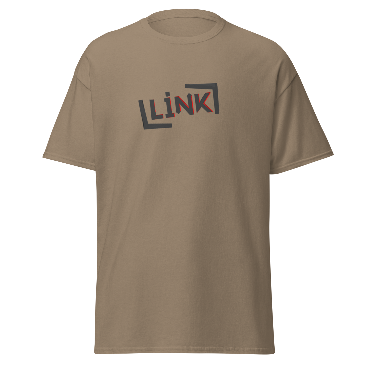 LINK Classic T-Shirt - Printed, Embroidery Brown Savana Featured LINK POD T-Shirt EHub Direct Printful https://www.cyberehub.com