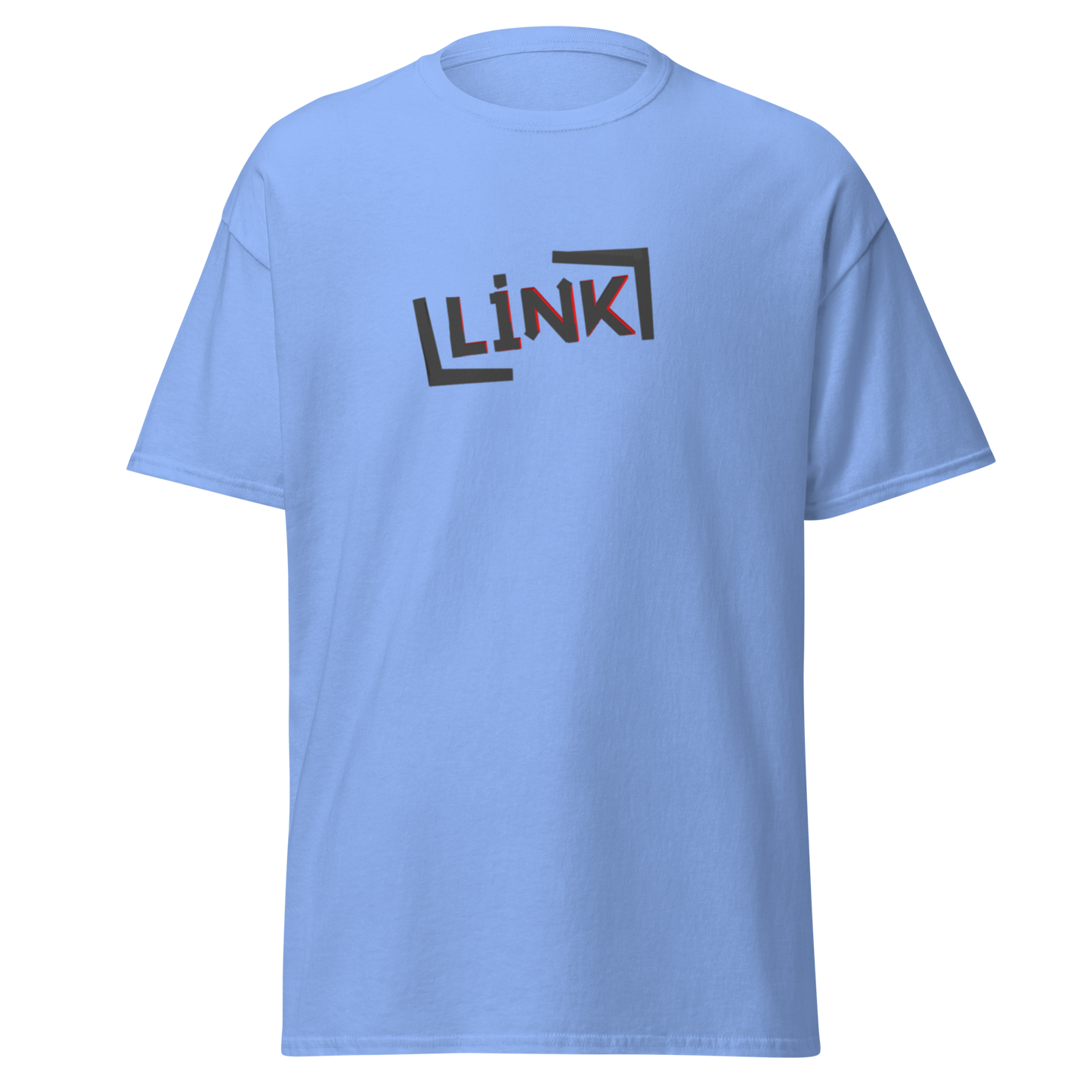 LINK Classic T-Shirt - Printed, Embroidery Carolina Blue Featured LINK POD T-Shirt EHub Direct Printful https://www.cyberehub.com