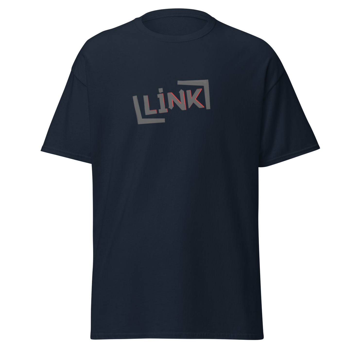 LINK Classic T-Shirt - Printed, Embroidery Navy Featured LINK POD T-Shirt EHub Direct Printful https://www.cyberehub.com