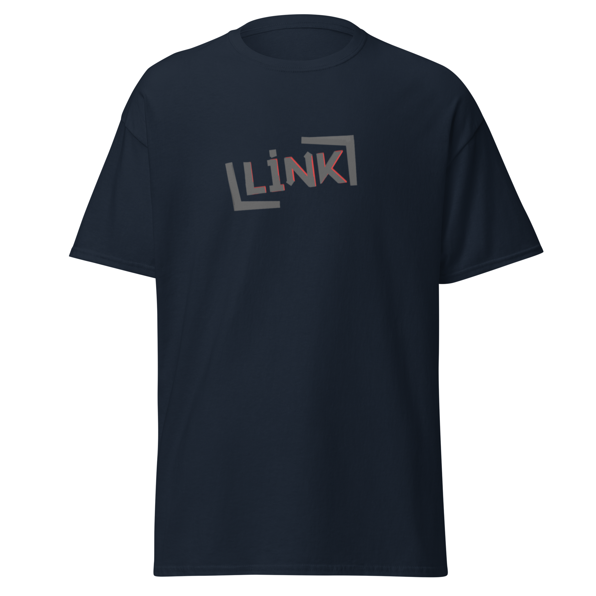 LINK Classic T-Shirt - Printed, Embroidery Navy Featured LINK POD T-Shirt EHub Direct Printful https://www.cyberehub.com