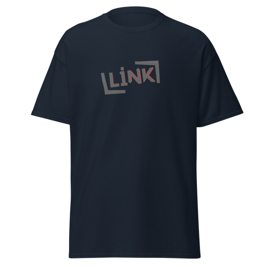 LINK Classic T-Shirt - Printed, Embroidery Navy Featured LINK POD T-Shirt EHub Direct Printful https://www.cyberehub.com